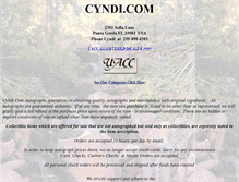Tablet Screenshot of cyndi.com